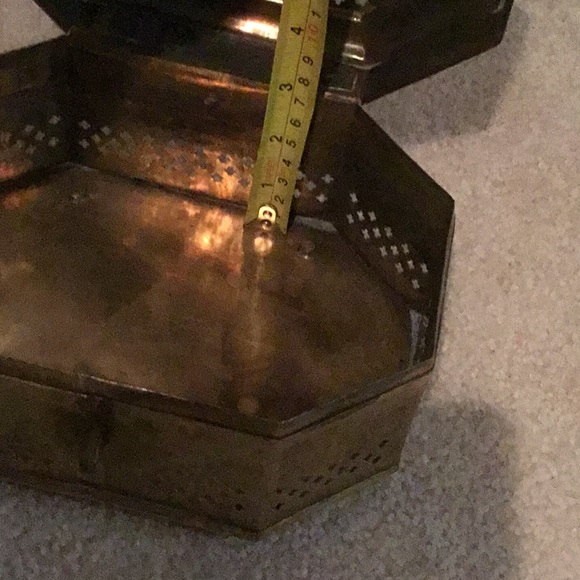 Vintage Brass Trinket Box - Picture 9 of 11